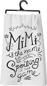 primitives by kathy lol made you smile dish towel, mimi is the name 28-inch by 28-inch