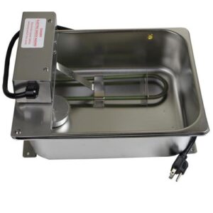 condensate evaporator drain pan 13x10x4 10-gal/day 120v 7.5 quart