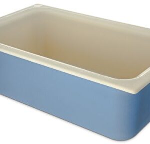 Carlisle FoodService Products CM1100C1402 Coldmaster CoolCheck 6" Deep Full-Size Insulated Cold Food Pan, 15 Quart, Color Changing, White/Blue