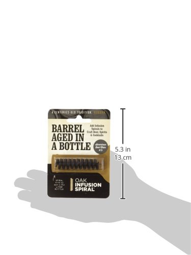 4 Pack-Barrel Aged in a Bottle Oak Infusion Spiral-Barrel Age Whiskey, Rum, Wine