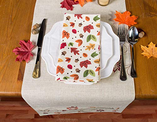 DII Fall Table Decorations Indoor Décor, Thanksgiving, Table Runner, 14x70, Autumn Wheat