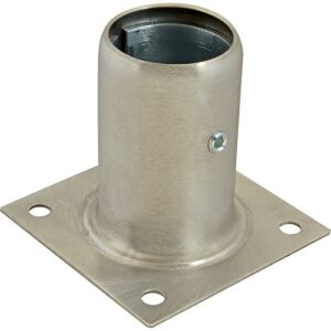 standard keil stainless steel 3 1/2" plate mount leg socket 1018-0406-1283