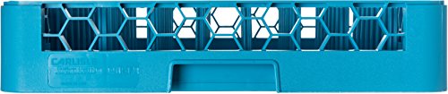 Carlisle FoodService Products OptiClean Peg Dish Rack for Commercial Washing Machines, Tall Peg Plate Rack, Blue (Pack of 6)