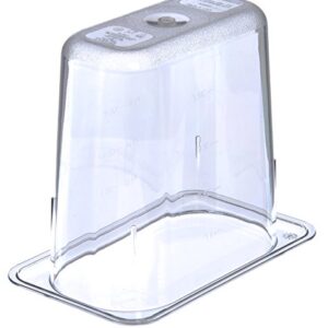 Carlisle FoodService Products 3068807 Plastic Food Pan, 1/9 Size, 6 Inches Deep, Clear