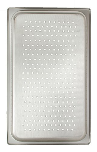 Chef's Supreme - 2.5" Full Size Stainless Perforated Steam Table Pan, Each