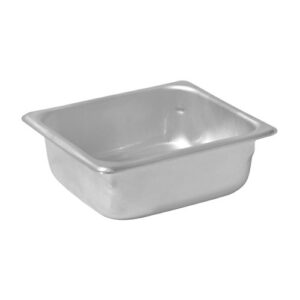 chef's supreme 2.5" deep sixth size commercial stainless steam table pan (2.5" deep)