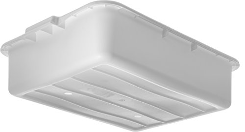 Carlisle FoodService Products N4401002 Comfort Curve™ Ergonomic Wash Basin Tote Box, 5" Deep, White