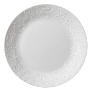 corelle embossed bella faenza 10.25" dinner plate (set of 4)