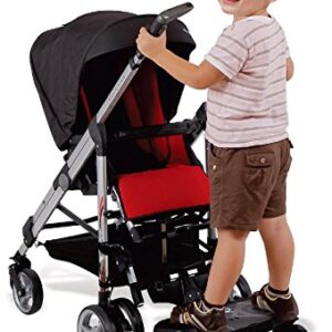 guzzie+Guss Hitch Full Suspension Ride-On Stroller Board, Compatible with All Styles of Strollers; Joggers, Prams, Full-Sized, and Umbrella Strollers, for Ages Two to Five Years, Max Weight 62 pounds