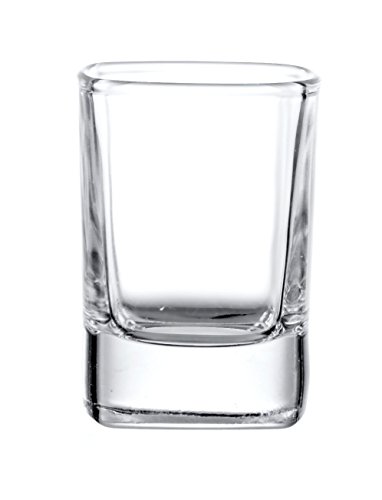 JoyJolt 6-Pack Heavy Base Shot Glass Set, 2-Ounce Shot Glasses