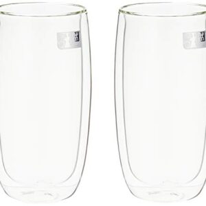 ZWILLING J.A. Henckels Beverage Glass Set, White 2 Count (Pack of 1)