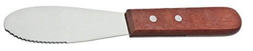 Great Credentials Wide Stainless Steel Spreader Kitchen Knives for Sandwiches Butter Cheese