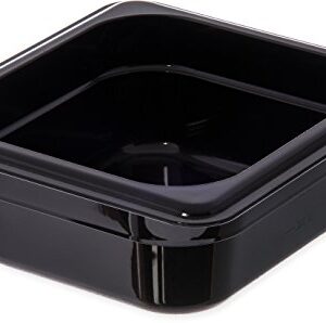 CFS 3068303 StorPlus Sixth Size Food Pan, Polycarbonate, 2.5" Deep, Black