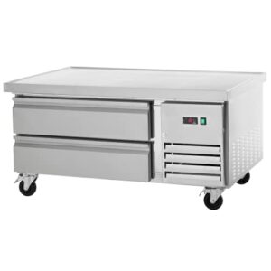 arctic air arcb48 50" two drawer refrigerated chef base, stainless steel, 115v