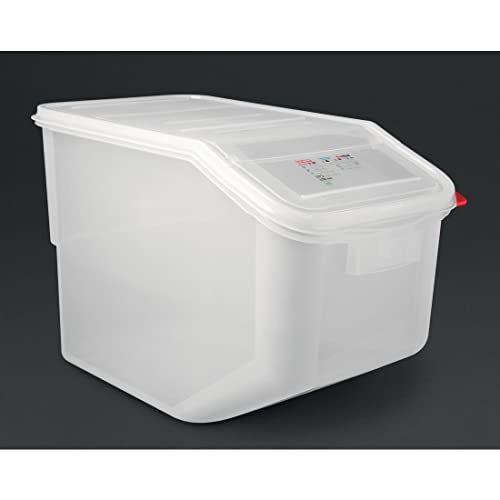 araven 00918 Ingredient Bin, BPA Free, Sliding Lid, 13 gal