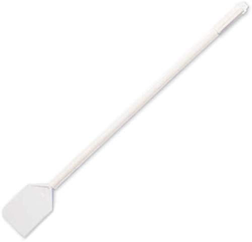 SPARTA 4135900 Plastic Paddle Scraper, Waterproof, Dishwasher Safe With Long Handle For Commercial Cleaning, 60 Inches, White