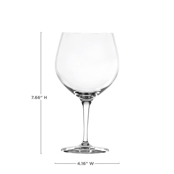 Spiegelau Special Gin and Tonic Glasses Set of 4 - European-Made Crystal, Modern Cocktail Glassware, Dishwasher Safe, Professional Quality Cocktail Glass Gift Set - 21 oz