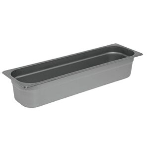 hubert® steam table pan hotel pan 1/2 size long stainless steel - 4"d