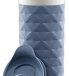 Ello Ogden BPA-Free Ceramic Travel Mug with Lid, Evening Blue, 16 oz