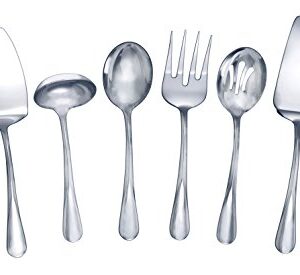 Gourmet Basics by Mikasa Kaylee 8-Piece Stainless Steel Hostess Serving Utensil Set