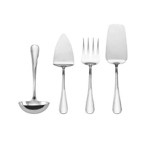 Gourmet Basics by Mikasa Kaylee 8-Piece Stainless Steel Hostess Serving Utensil Set