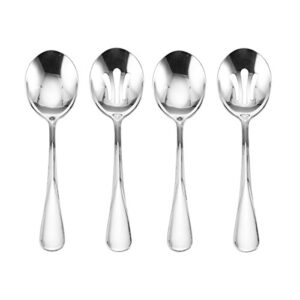 Gourmet Basics by Mikasa Kaylee 8-Piece Stainless Steel Hostess Serving Utensil Set