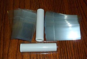 250 clear shrink wrap bands sleeves for lip balm (chapstick) tubes tamper evident safety seal
