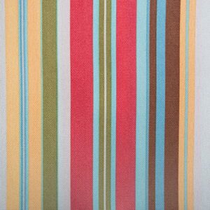 DII Indoor/Outdoor Tabletop Collection Multi-use, Machine Washable, Striped, Tablecloth, 60x84, Summer Print