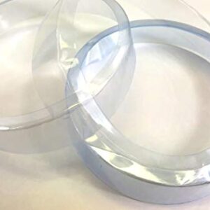 Clear Heat Shrink Bands - Fits Round Plastic Soup/Deli Container 250/Pk (Pack of 250)