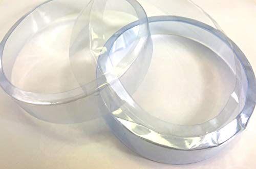 Clear Heat Shrink Bands - Fits Round Plastic Soup/Deli Container 250/Pk (Pack of 250)