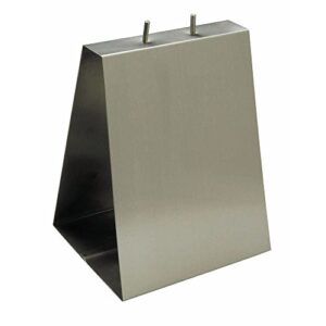 hubert® stainless steel deli bag dispenser - 9"l x 6"d x 11 1/2"h