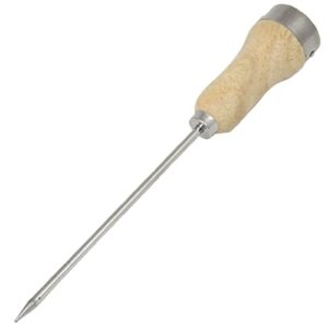 chef craft select wood handle ice pick, 10 inches in length 6 inch blade, natural