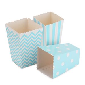 NUIBY 36 Pcs Popcorn Boxes Treat Boxes Movie Popcorn Paper bags for Dessert Tables & Wedding Favors