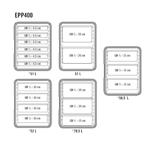 Cambro EPP400110 Insulated Food Carrier, Black