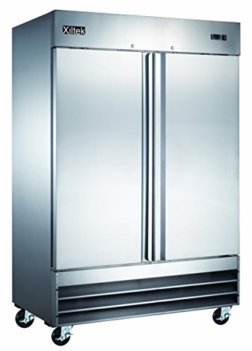 Xiltek New 54" Commercial Reach-In All Stainless Steel Full Refrigerator Cooler 47 cu. Ft.