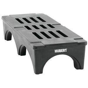 hubert® dunnage rack storage rack in black - 60" l x 22" w x 12" h