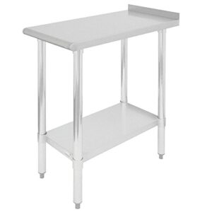 hubert® stainless steel equipment table - 15" l x 30" w x 34" h