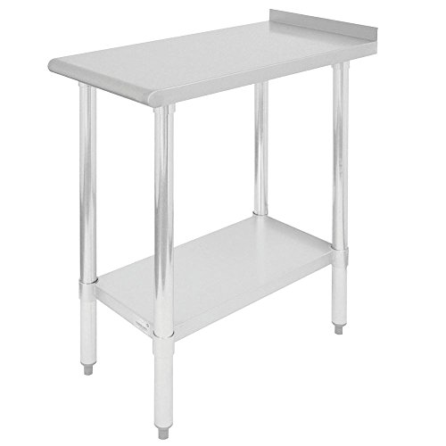 Hubert® Stainless Steel Equipment Table - 15" L x 30" W x 34" H