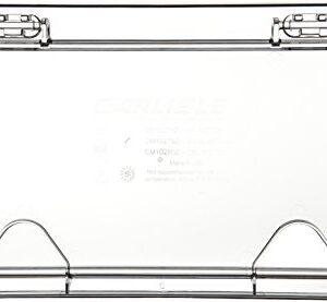 Carlisle FoodService Products CM10279Z07 Coldmaster EZ Access Lid with Notch, 1/3 Size, 0.9" Height, 13" Width, 7" Length, Polycarbonate (PC), Clear (Pack of 2)