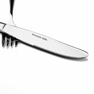 Eslite Stainless Steel Dinner Knives Set,12-Piece