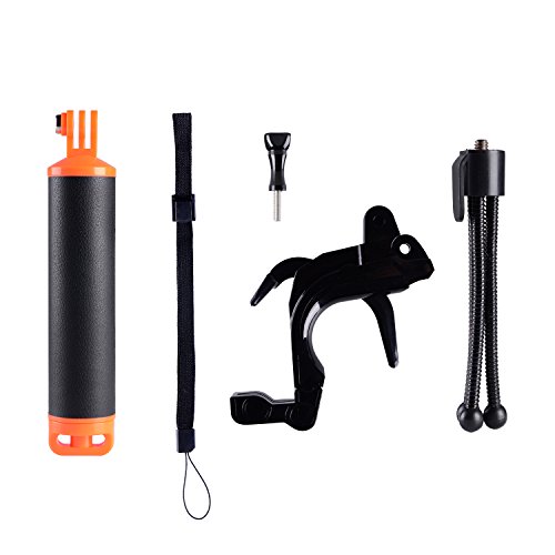 Suptig Trigger Waterproof Pistol Shutter Trigger Kit Floating Hand Grip for GoPro Hero 8 Hero 7 Hero 6 Black Gopro Hero 5 Hero 4 Hero 3+ Hero 3 Hero+LCD Yi Action Yi 4k Yi 4K+ Action SJCAM Cameras