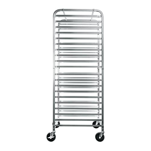 AmGood Commercial Kitchen Pan Rack - Heavy Duty, Bun Pan Sheet Rack, NSF Certified with Wheels (20 Tier Pan Rack)