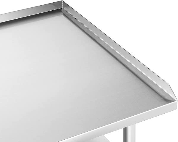 AmGood Stainless Steel Equipment Stand - Heavy Duty, Commercial Grade, with Undershelf, NSF Certified (24" Width x 36" Length)