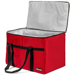 homevative xl insulated food & grocery delivery bag - for catering, restaurants, delivery drivers, etc