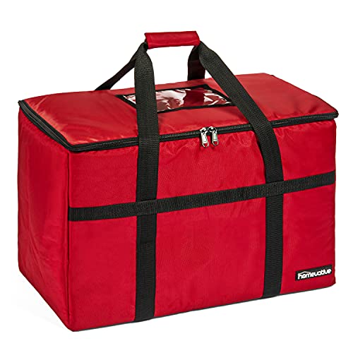 Homevative XL Insulated Food & Grocery Delivery Bag - For Catering, Restaurants, Delivery Drivers, etc