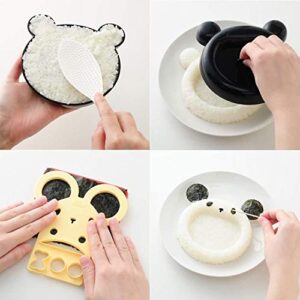 Arnest My Form Rice Press Mold 2pcs (Cat, Panda) & Food Press Cutter for Decoration (76924)