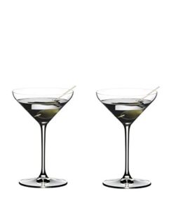 riedel extreme martini glass, set of 2, clear, 8.82 fluid ounces
