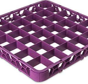 Carlisle FoodService Products RE36C89 OptiClean 36 Compartment Divided Glass Rack Extender, 1.78", Lavender