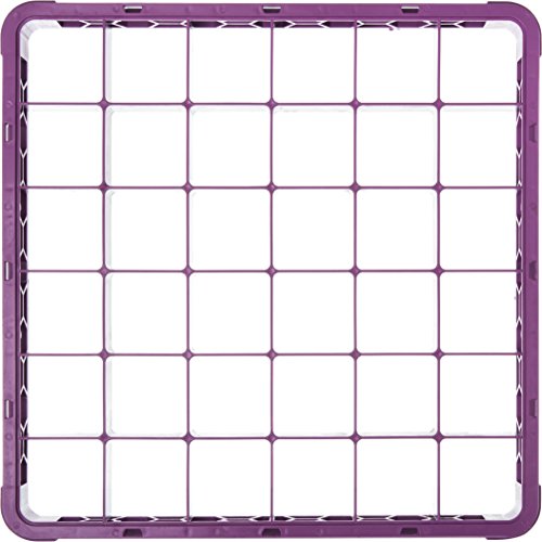 Carlisle FoodService Products RE36C89 OptiClean 36 Compartment Divided Glass Rack Extender, 1.78", Lavender