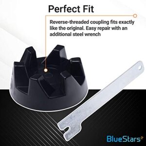 Ultra Durable 9704230 Blender Drive Coupler with Spanner Kit Replacement Parts by BlueStars - Easy to Install - Exact Fit for KitchenAid KSB5WH KSB5 KSB3 Blenders - Replaces WP9704230VP WP9704230 PS11746921